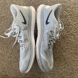 White Nike Running Shoes